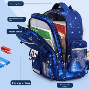 Nouveau sac à dos scolaire grande capacité pour garçons et filles de la maternelle au CM2, motif dessin animé, sac à bandoulière tridimensionnel en nylon - Product Image 4