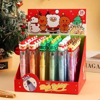 Ensemble de papeterie pour étudiants, cadeau mignon, stylos de récompense, prix de classe, surligneurs en caoutchouc souple en forme de fruits