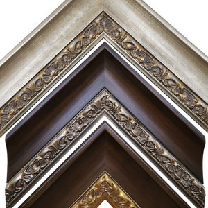 Wooden Decorative <b>Painting</b> <b>Frame</b> Pine Traditional Style Gold Silver Foil Line Indoor Use 8547HTH - Product Image 2