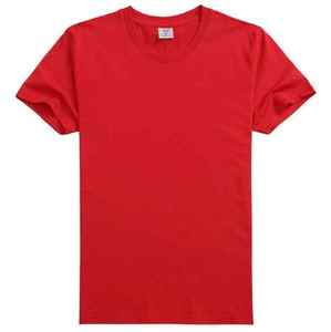 เสื้อยืดผ้าโพลีเอสเตอร์ผ้า45% สีพื้นผ้าคอตตอนสี55% ทรงหลวมพิมพ์ลายออกแบบได้ตามต้องการ - Product Image 5