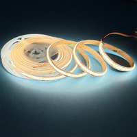 Bande LED flexible COB CCT réglable 608 LED/m DC12V DC24V Éclairage linéaire sans soudure Ra90 IP20