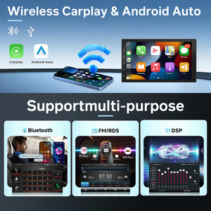 Autoradio 2Din, Radio para Auto, Reproductor MP5 de 7 Pulgadas con Pantalla Táctil para Nissan Navara 2001-2011, Reproductor Inalámbrico con Carplay y Android Auto - Product Image 5