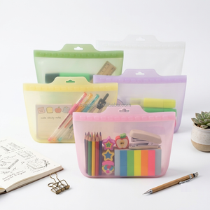Bolsa Reutilizable de Silicona para Almacenamiento de Alimentos, Libre de BPA, a Prueba de Fugas, para Mantener Frescos Verduras, Frutas, Bocadillos y Carne, Apta para Microondas y Congelador - Product Image 6