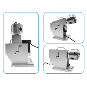 Axe rotatif professionnel à traversée de trou, 3 griffes avec fonction de décélération, pour machine de marquage et de gravure laser à fibre - Product Image 2
