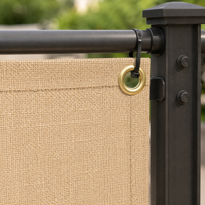 Schermo per Recinzione Privacy in HDPE Beige 1 m X 10 m, Resistente ai Raggi UV, <span class=keywords><strong>Rete</strong></span> per Esterni per Cortile, Giardino, Patio e Balcone - Product Image 3