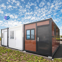 Maison préfabriquée pliable sur mesure avec design respirant pour hôtel, hôpital, chantier de construction et usage de bureau temporaire