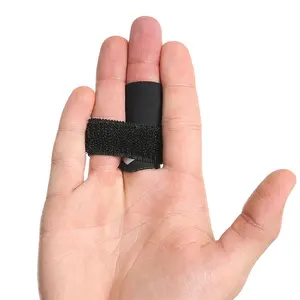 Protector de compresión elástico ajustable, soporte para dedo