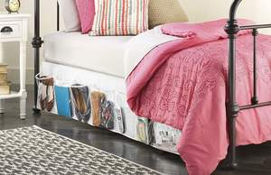 Sofa <b>TV</b> <b>Remote</b> <b>Control</b> Hanging Caddy Couch Storage Organizer Bed Holder Pockets Felt Bedside Storage Bag Pouch - Product Image 4
