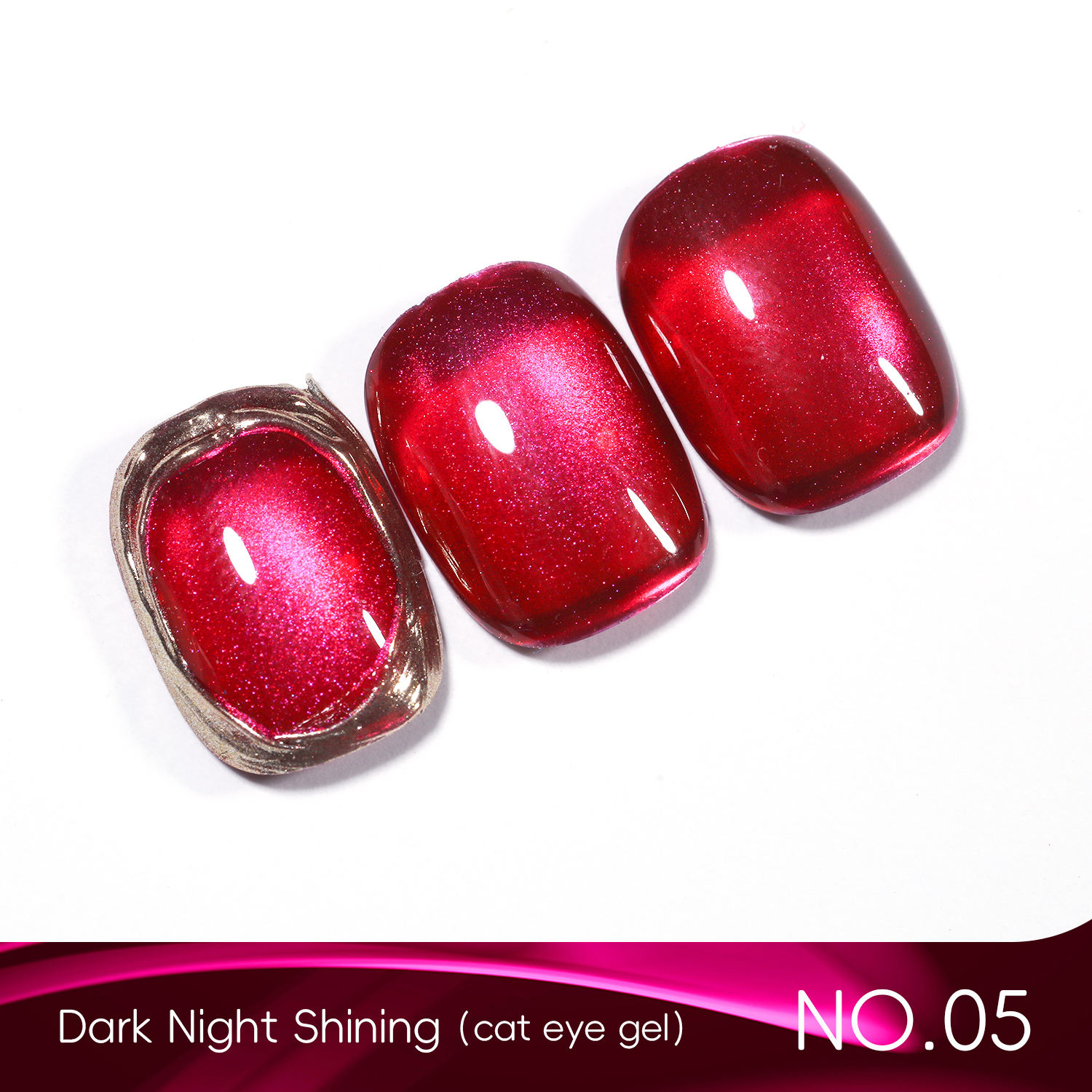 9 สี ชุดเจลทาเล็บทรงตาแมวสุดอินเทรนด์สำหรับฤดูใบไม้ร่วง/ฤดูหนาว#05