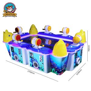 Machine de jeu d'arcade de pêche Ocean Hunting Fishing 55 pouces, 6 joueurs, pour enfants - Product Image 3