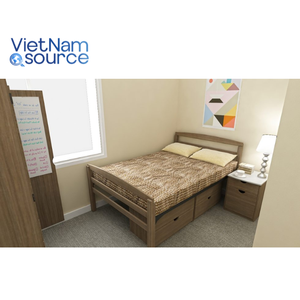 Soluciones de vida modernas Muebles de madera-Dormitorio de cama duradero Muebles de vivienda para estudiantes-Fabricante OEM Vietnam - Product Image 1