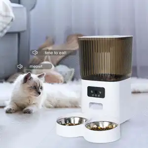 Offre Spéciale Chien Chat Smart Pet Food Bowl Distributeur Auto Connecté Mangeoire 4L Wifi App Télécommande Automatique Pet Feeder