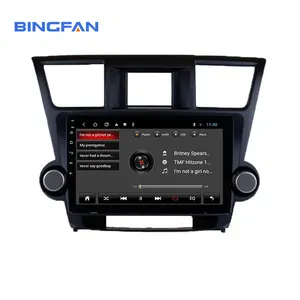 Android 9.0 Quad Core 1 + 16Gb Auto Dvd Stereo Radio Voor Toyota Highlander 2009 2010 2011 2012 2013 2014 10 Inch