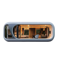Maison Capsule Apple Préfabriquée Portable, Direct Usine, pour Bar, Camping en Bord de Lac et Suite de Loisirs avec Bar à Boissons