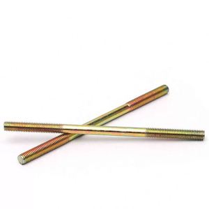 Bullone a Perno Filettato Completo in Acciaio al Carbonio Zincato Giallo della Fabbrica <span class=keywords><strong>Handan</strong></span> per Applicazioni Edili, Petrolchimiche ed Energetiche - Product Image 5