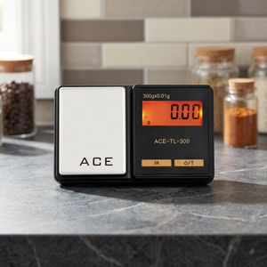High Accuracy 300g 0.001g Mini Diamond Pocket Scale Jewelry Smoking Accessories LCD Backlight Display Battery ABS Plastic - Product Image 2