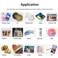 Eizoulyn Printer UV Mini A4 Terbaik - Printer UV Flatbed Terkecil untuk Botol Parfum Kaca, Cetak Casing Ponsel, Printer UV