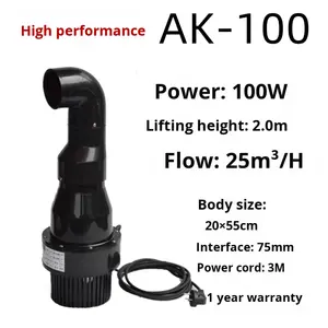 ปั๊มกรองน้ำบ่อ<span class=keywords><strong>ปลา</strong></span>ขนาดใหญ่ FOKPOND AK/KD 50W/100W/150W โครงสร้างไดอะแฟรม มอเตอร์ทองแดงแท้ 100% ประหยัดพลังงาน - Product Image 3