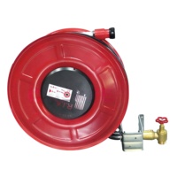Enrouleur de tuyau d'incendie industriel robuste de type français 25 mm 33 mm à grand diamètre, mural, pour la protection incendie des bâtiments commerciaux
