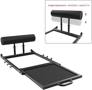 Machine à poussées de hanche Wellshow avec résistance réglable, banc d'entraînement multifonctionnel pour les fessiers et le tronc, idéal pour les squats profonds - Product Image 4