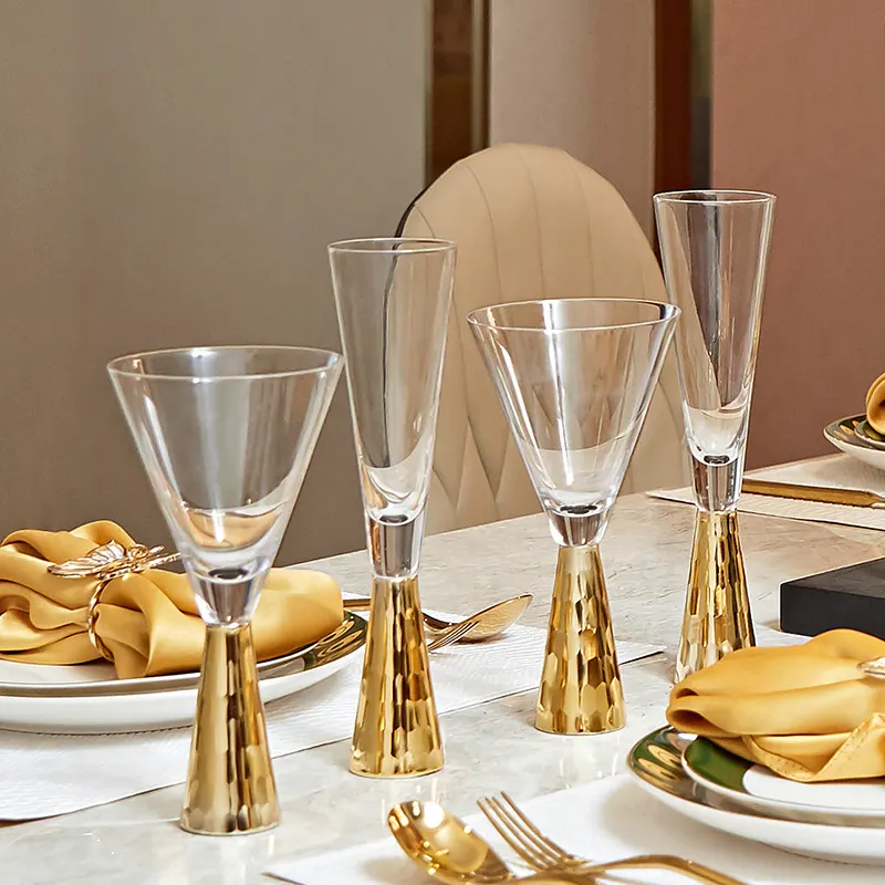 Champagne Flutes Coupes Western Luxury Crystal Red Wine Glass Top Grade Restaurant Wedding Brandy Cups Vasos De Cristal