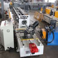 Máquina perfiladora de rodillos para estructuras de acero ligero para techos - Equipo para fabricar canales de soporte y montantes de acero tipo C en venta