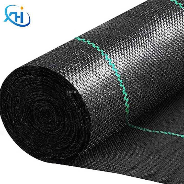 Landscape fabric woven geotextile black weed mat anti grass geotextiles 5oz 6oz 7oz weed control