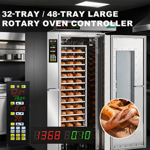 Contrôleur de température pour four rotatif commercial 32/48 plateaux MK6771 avec protection frontale IP65 et précision ±1 ° Précision de la température C - Product Image 2