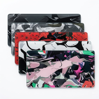 Tapis de souris de jeu en verre Wallhack Sp004 pour l'e-sport avec design et motifs personnalisés, stock disponible, taille plus grande 1000x500mm