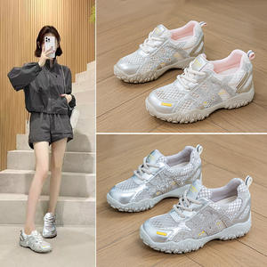 Zapatillas deportivas casuales de mujer, novedad de primavera, sandalias huecas con plataforma para verano, transpirables, estilo alemán, para gimnasio - Product Image 4