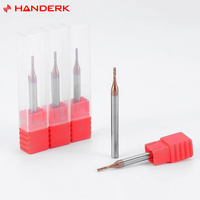 HANDERK OEM Hrc55 Juego de fresas de carburo sólido Fresa de 4 flautas para herramienta de corte CNC