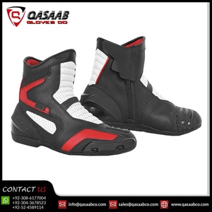 Nouveaux hommes en cuir imperméable de qualité supérieure Design respirant Auto-sport moto course équitation moto vêtements chaussures - Product Image 2