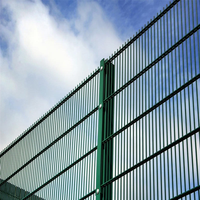 Clôture en fil double anti-rongeurs, imperméable et résistante à la décomposition, facilement assemblable en Europe, clôture de sécurité pour cour résidentielle