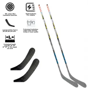 2024 nouveaux produits populaires OEM Mini bâton de Hockey de gardien de but bâton de Hockey sur glace avec le meilleur d'usine