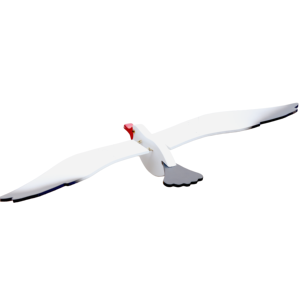 Decorazione appesa mobile decorazione nautica vivaio gocce di uccello adatto per patio balcone feste di nozze in <span class=keywords><strong>legno</strong></span> gabbiano volanti giocattoli - Product Image 2