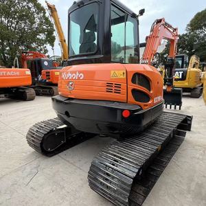 Mini-excavatrice Kubota Kx161 d'occasion, d'origine japonaise, 6 tonnes, hydraulique, sur chenilles, avec certifications CE et EPA, à vendre - Product Image 2