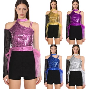 Traje de Baile de Alta Calidad para Mujer Talla Grande, Mono para Danza Latina Chacha, Actuaciones en Escenario - Product Image 1