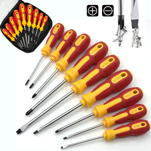 Jeu de tournevis magnétiques professionnels de qualité industrielle 10 en 1, kit d'outils isolés pour électriciens avec stylo détecteur de tension - Product Image 6