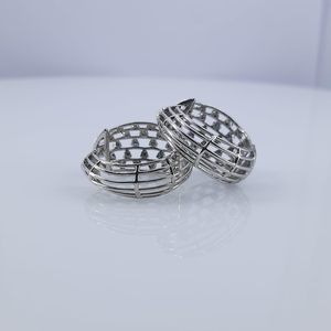 Jewelspaark Blue Diamond Hoop Earrings 1.49 Cttw Round Cut 925 Sterling Silver Prong Setting Everyday Wear - Product Image 6
