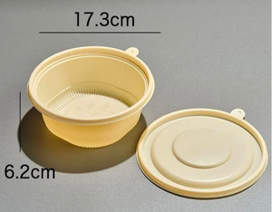 Gepersonaliseerde wegwerpverpakkingen voor afhaalmaaltijden, fastfoodcontainers, soepkommen, saladeboxen, ronde dozen met papieren deksel - Product Image 6