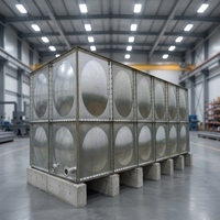 Réservoir d'eau modulaire boulonné en acier inoxydable 304/316 pour l'incendie – Réservoir d'eau modulaire en acier inoxydable