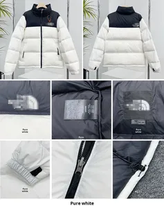 Veste matelassée à capuche décontractée <span class=keywords><strong>North</strong></span> <span class=keywords><strong>Face</strong></span> de haute qualité, personnalisable, pour homme, hiver, adulte, vente en gros - Product Image 5