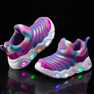 Miglior regalo per i ragazzi i bambini del giorno del ringraziamento di compleanno i bambini hanno portato le Sneakers Flash illuminano le <span class=keywords><strong>scarpe</strong></span> a molla - Product Image 5