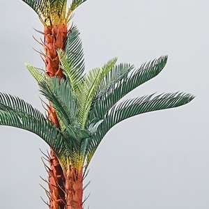 ต้นไม้ประดิษฐ์ตกแต่งภายนอกอาคาร KH รุ่น Custom ft ต้นไซแอกด์จำลองสีเขียว สำหรับตกแต่งบ้านและโรงแรม - Product Image 2