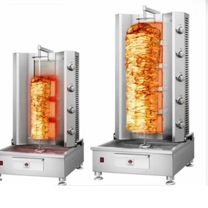 Parrilla de Gas Estilo Medio Oriente, de Cuatro Quemadores, Turca, Brasileña, con <span class=keywords><strong>Asador</strong></span> <span class=keywords><strong>Giratorio</strong></span> Automático - Product Image 1