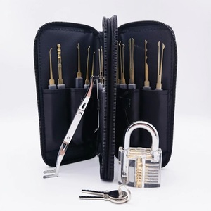 24 in 1 Stainless Steel Locksmith Lock <b>Pick</b> <b>up</b> Set with Zip-<b>up</b> Case-<b>Tools</b> & Supplies - Product Image 1