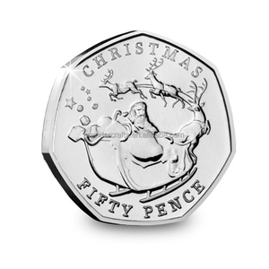 WD 2020 <span class=keywords><strong>Collection</strong></span> de pièces de monnaie de Noël festives multicolores neuves de 50 pièces - Product Image 6