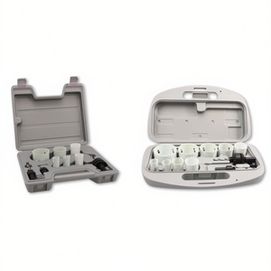 Ttake Hole Saw Kit For Various Uses Blades 10 Piece Set With Drill Adapter And Storage <b>Case</b> - Product Image 2