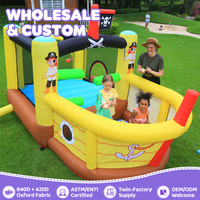 Château gonflable personnalisé OEM ODM avec logo, vente en gros, piscine à balles, tissu Oxford à double couture, pour jardin