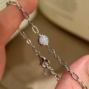 Bracelet en argent sterling 925, bracelet trèfle, bracelet fleur, vente en gros de bijoux fins, livraison rapide, bijoux pour femmes à porter au quotidien - Product Image 1